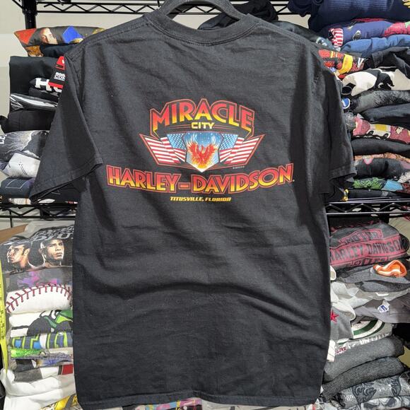 Y2K Harley Davidson Miracle City Florida Shirt Size Large - Picture 4 of 5